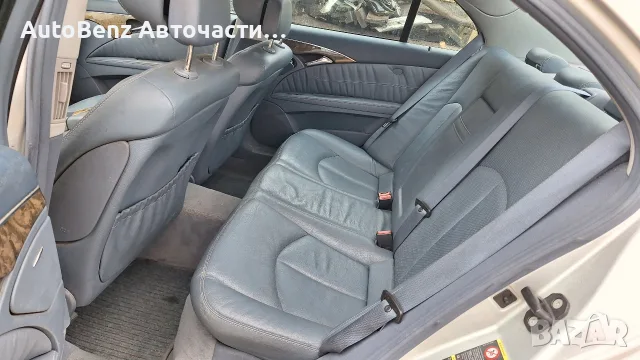 Син кожен салон за w211 седан, снимка 2 - Части - 56618720