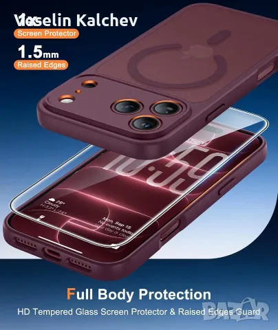 Калъф за iPhone 18 Pro / 17 Pro калъф, снимка 2 - Калъфи, кейсове - 56581805
