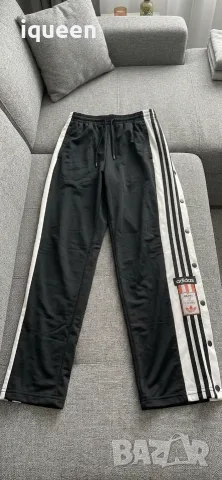 Черно Adidas долнище с копчета, снимка 2 - Спортни екипи - 56602575