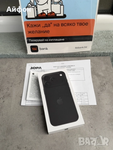 НОВ! 512Gb*ЛИЗИНГ* iPhone 18 Pro Black 24М Гаранция