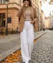 Нови дамски бели дънки, снимка 1