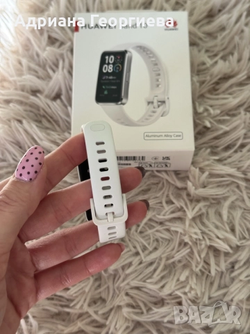 Huawei Band 10 бяла , снимка 5 - Смарт гривни - 56595044