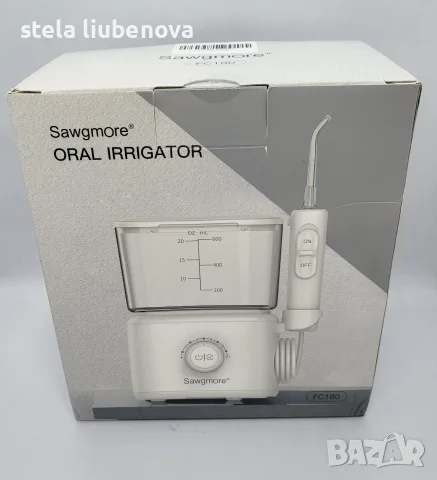 НОВ Зъбен душ Sawgmore FC180 (Орален иригатор с 10 степени, 600ml)