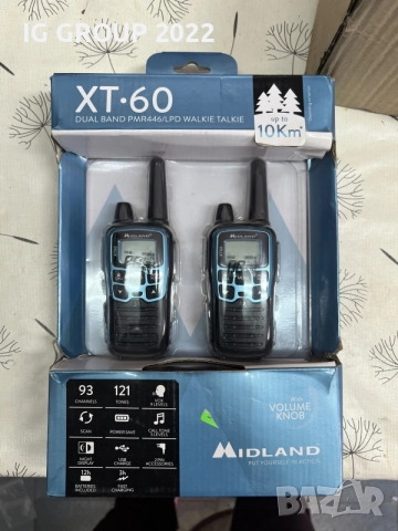 Midland XT60 – комплект 2 уоки-токита до 10 км
