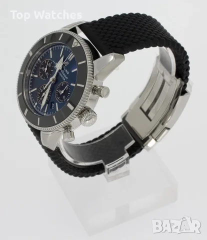 Breitling Superocean B01 Heritage Chronograph 44mm Blue Dial, снимка 5 - Мъжки - 56617238