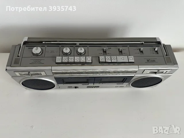 Sharp GF 450 Japan boombox , снимка 3 - Радиокасетофони, транзистори - 56660672