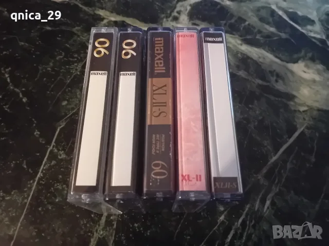 Maxell лот 5 броя хромни касети, снимка 3 - Аудио касети - 56706607