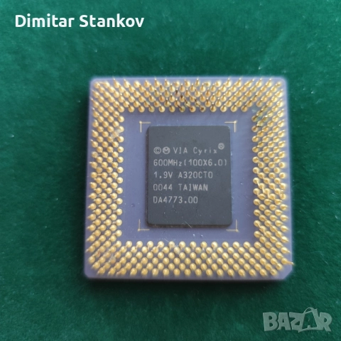 Керамичен процесор VIA Cyrix III 600 MHz, снимка 4 - Процесори - 56558007