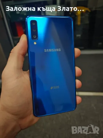 Смартфон Samsung Galaxy А-7 син