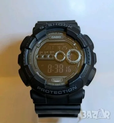 ОРИГИНАЛЕН Мъжки часовник Casio G-Shock GD-100 черен