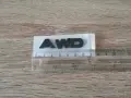 черен надпис Mazda AWD, снимка 2