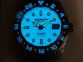 БАРТЕР! Оригинален Aragon Automatic Dive Master Full lume dial Pepsi bezel 40mm., снимка 2
