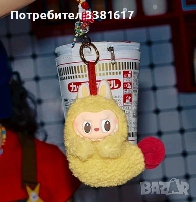 Labubu shrimp earphone pouch Popmart , снимка 1
