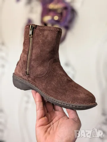  ботуши UGG Neevah номер 39  от велур, подплатени с овча кожа, за студена зима 1003421