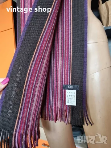 Шал Hugo Boss(вълна), снимка 5 - Шалове - 56596692