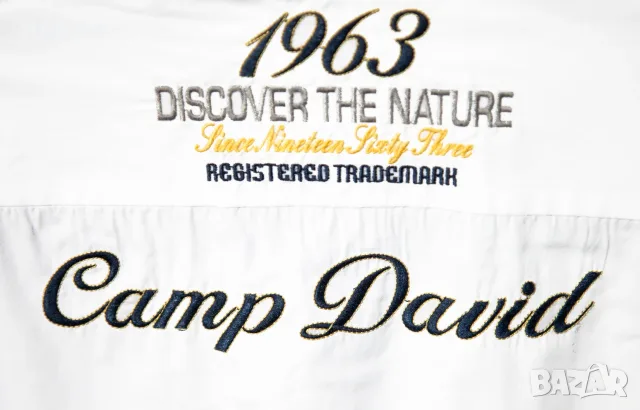 Риза с къс ръкав Camp David - XL, снимка 6 - Ризи - 56559787
