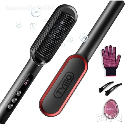 електрическата четка за изправяне TYMO RING Hair Straightener Comb