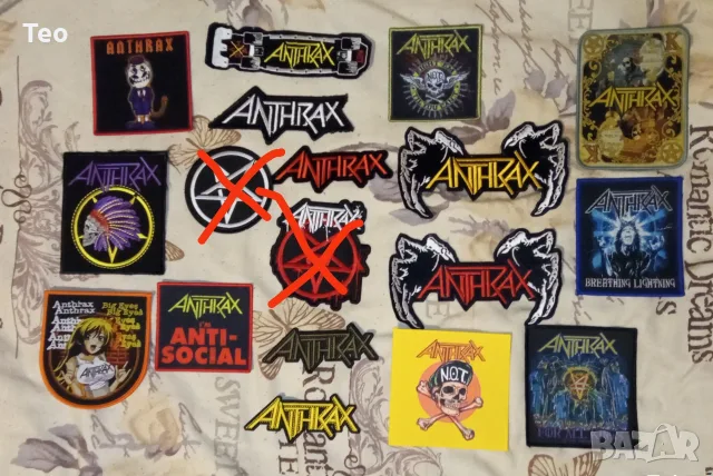 Нашивки на траш метълите Антракс / Anthrax