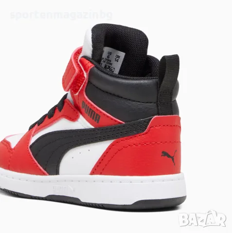 Детски кецове Puma Rebound V6 Mid AC+Inf, снимка 6 - Детски маратонки - 56726936