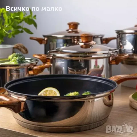 Комплект съдове за готвене, снимка 3 - Съдове за готвене - 56718826