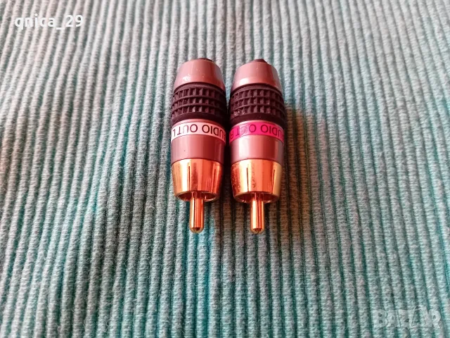 RCA чинчове 8мм отвор за кабел