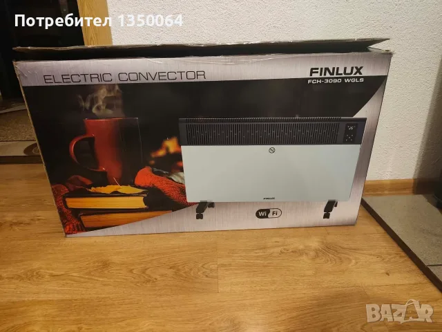 Eлектрически конвертор Finlux, снимка 3 - Отоплителни печки - 56570138