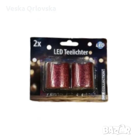 Мини LED Коледни свещи в компактен елегантен размер, снимка 3 - Свещи и свещници (декоративни) - 56725955