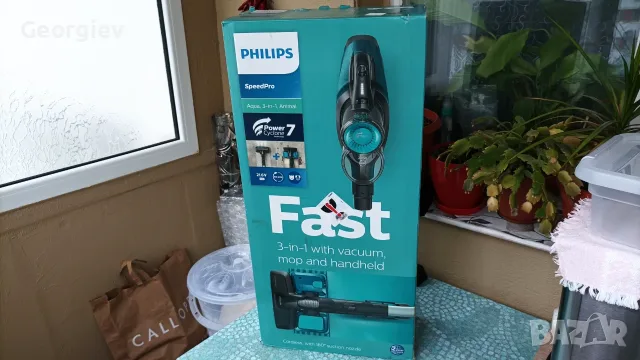 Вертикална прахосмукачка Philips 