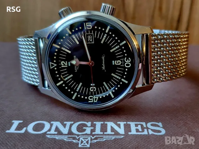 часовник Longines Legend Diver 42mm Date, снимка 10 - Мъжки - 56614472