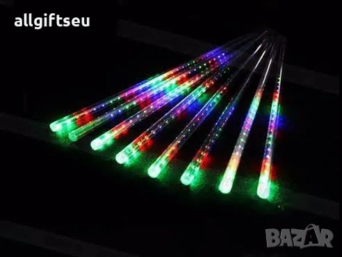 LED Висулки "Падащ сняг" Multicolor, снимка 3 - Лед осветление - 56678183