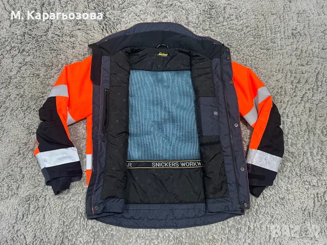 Зично яке Snickers AllroundWork High-Vis Jacket, Размер L, снимка 3 - Якета - 56638809