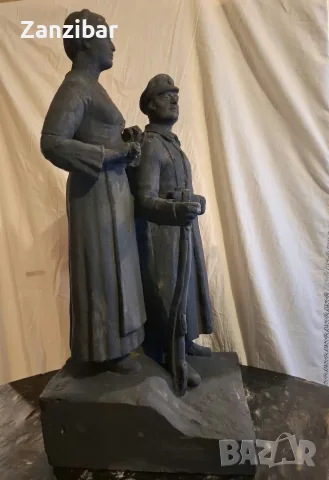 Кирил Шиваров - Войнишки паметник, снимка 2 - Статуетки - 56660804