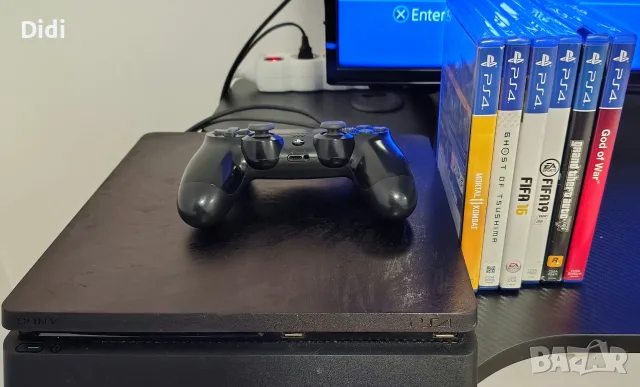 Playstation 4  slim, снимка 4 - PlayStation конзоли - 56662073