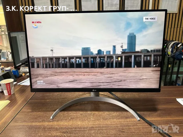 Монитор LG 27UP850K-W 27” 4K UHD IPS – White, снимка 6 - Монитори - 56621612