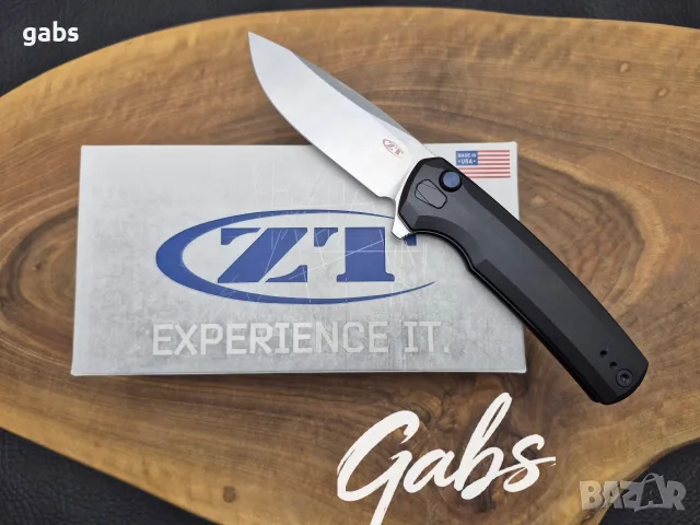 Сгъваем нож Zero Tolerance ZT0044,Aluminum alloy,Button lock