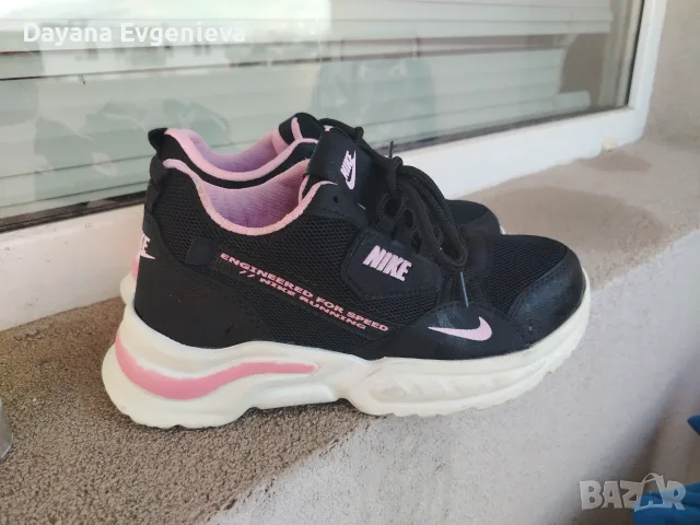 Маратонки Nike –черни с розово, номер 40 👟  
