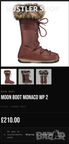Ботуши MOON BOOT MONACO WP 2. Номер 40, снимка 4 - Дамски ботуши - 56617622