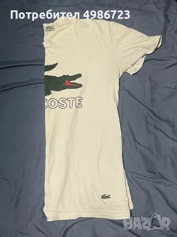 Мъжка Тениска Lacoste L размер, снимка 4 - Тениски - 56647926
