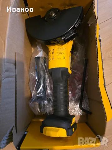 Безчетков ъгрошлайф Dewalt DCG407N, снимка 2 - Ъглошлайфи - 56663514