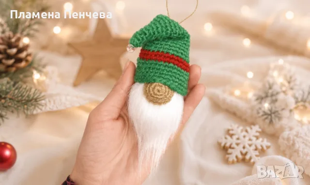 коледни играчки от филц и гномчета , снимка 8 - Коледни подаръци - 56588617