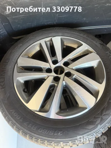 Оригинални джанти PEUGEOT със зимни гуми KUMHO 215/60/17