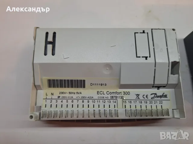 Електронен контролер Danfoss ECL Comfort 300 (087B1130), снимка 2 - Резервни части за машини - 56569699