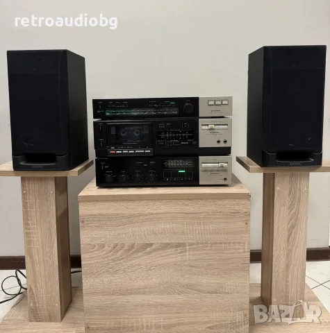 🔊Винтидж аудио сет PIONEER - Усилвател, дек, тунер + тонколони🔉