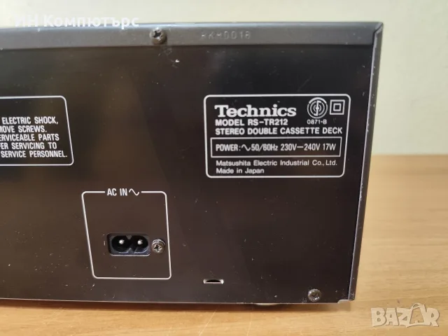 Продавам дек Technics RS-TR212, снимка 11 - Декове - 56649092