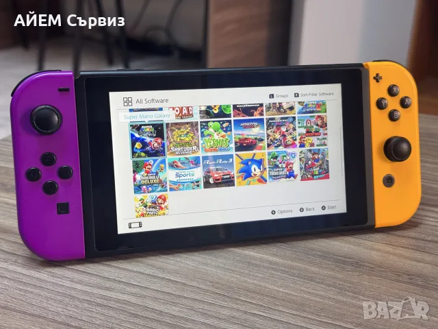 Nintendo Switch с поставен чип и 128GB, снимка 3 - Nintendo конзоли - 56625141
