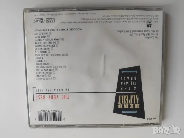 Herb Alpert & The Tijuana Brass - оригинален диск музика, снимка 2 - CD дискове - 56557197
