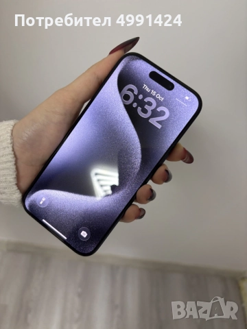 Iphone 15 pro перфектен, снимка 4 - Apple iPhone - 56664321