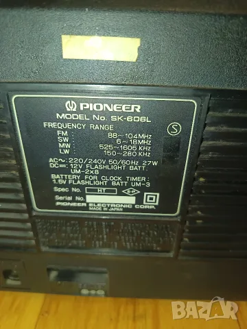 Pioneer sk 606 japan, снимка 4 - Радиокасетофони, транзистори - 56660696