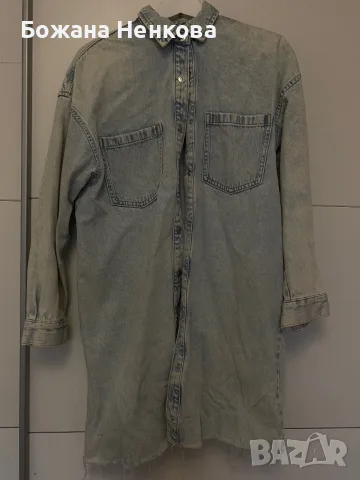 Denim дълго дънково яке 