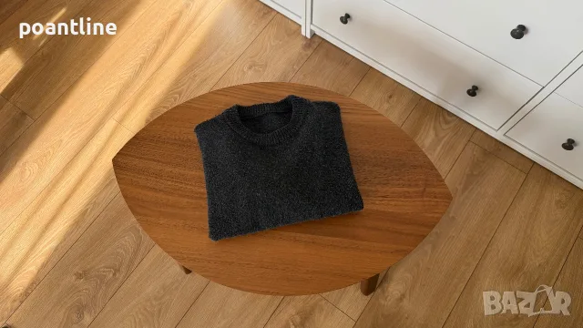 ZARA тъмносив плетен пуловер